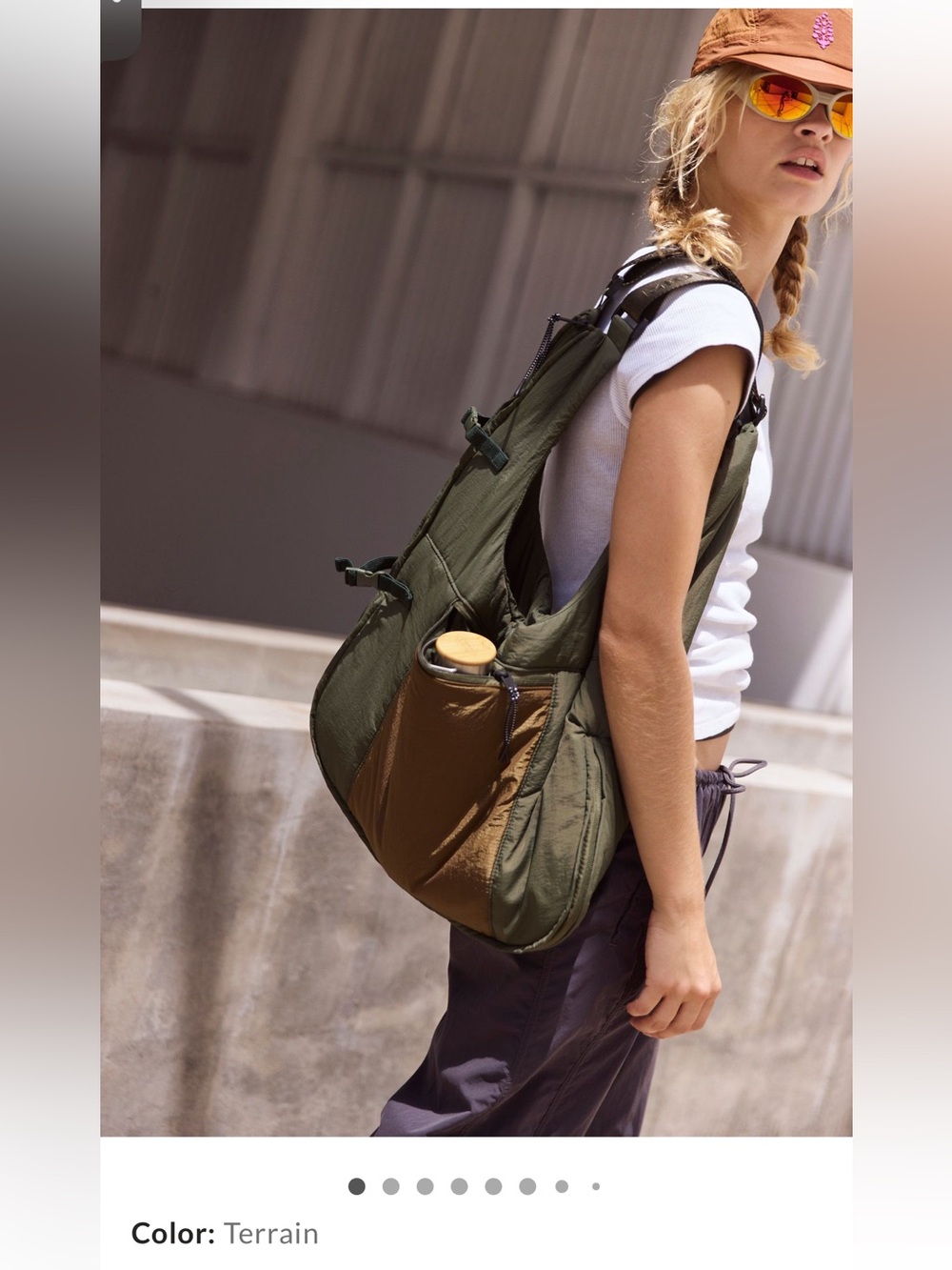 FP Movement by Free People Convertible Vest Tote Bag in Terrain